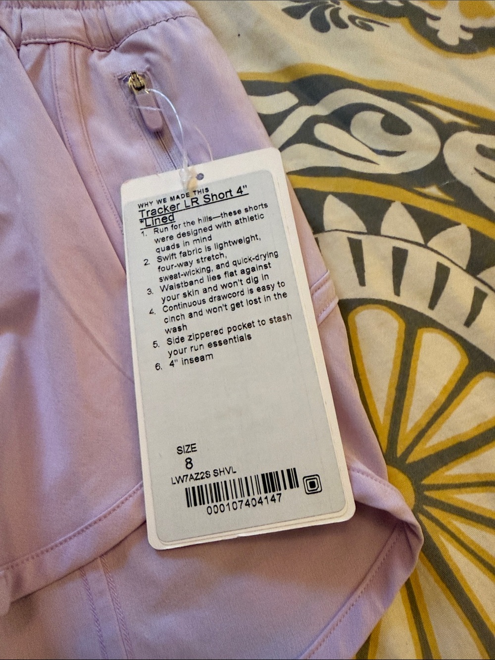 NWT Lululemon Tracker Shorts - Picture 2 of 3